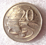 Australia 1981 20 Cent 3 1/2 Claw Circulated Platypus