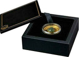 Tuvalu  2021 $100 Proof Laughing Buddha 1 Oz Gold & Jade Coin