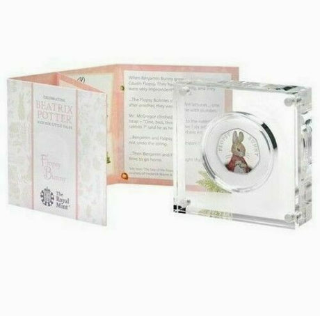 United Kingdom 2018 50p Beatrix Potter Flopsy Bunny Silver Proof