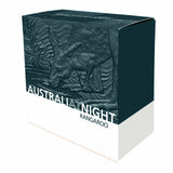 Niue 2019 $1 Australia at Night Kangaroo 1oz Silver Black Proof