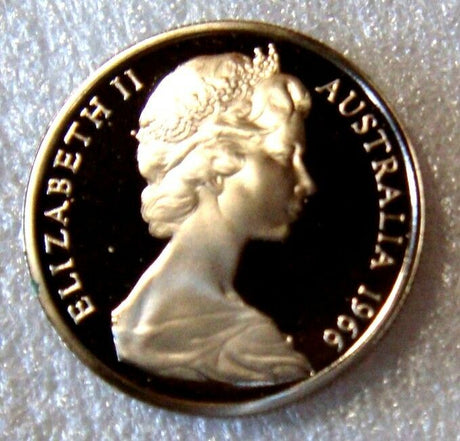 Australia 1966 10 Cent Proof Lyrebird