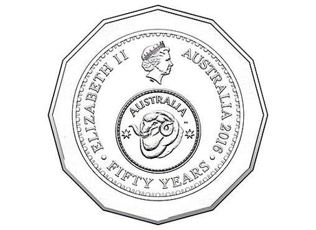 Australia 2016 50 Cent Uncirculated The Changeover