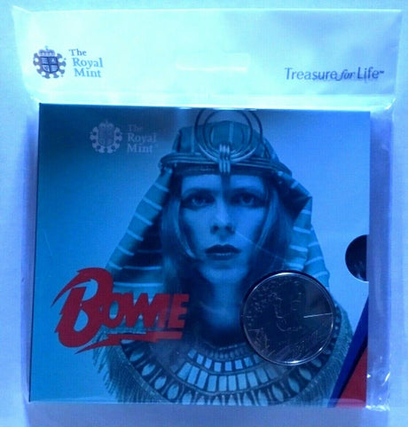 United Kingdom 2020 £5 Brilliant Uncirculated David Bowie Set of 4 Coin Pack