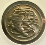 Australia 1977 20 Cent Uncirculated Platypus ex Roll