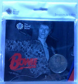 United Kingdom 2020 £5 Brilliant Uncirculated David Bowie Set of 4 Coin Pack