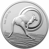 Australia 2021 $1 Frosted Uncirculated Kangaroo Series - Outback Majesty 1oz Fine Silver