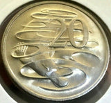 Australia 1977 20 Cent Uncirculated Platypus ex Roll