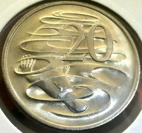 Australia 1977 20 Cent Uncirculated Platypus ex Roll