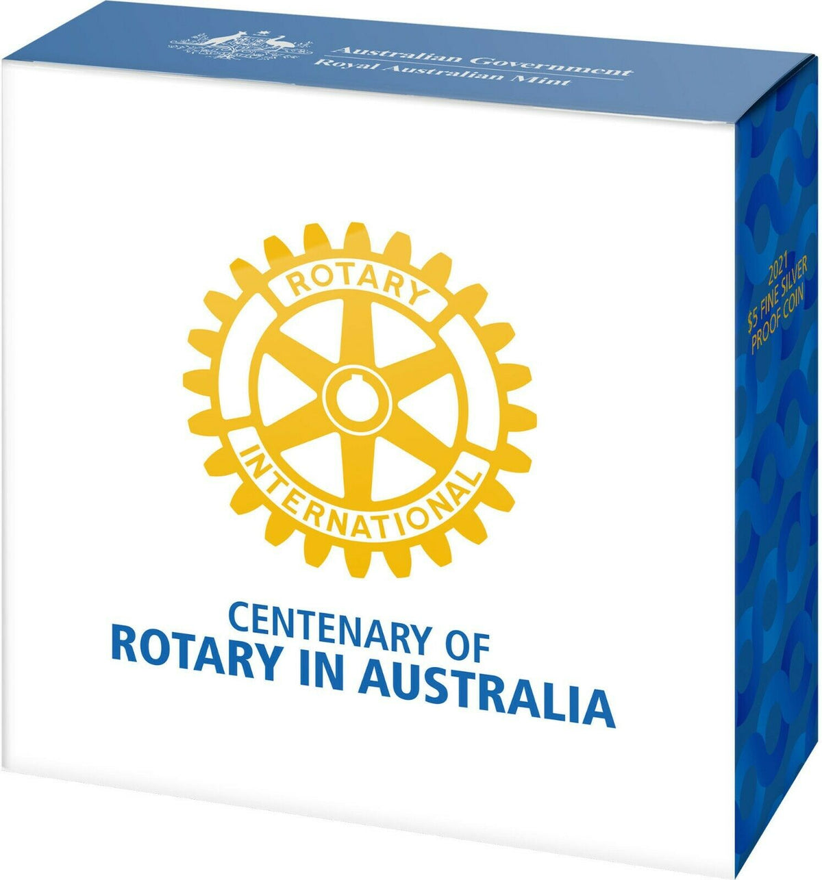 Australia 2021 Centenary of Rotary $5 Silver Proof Coin