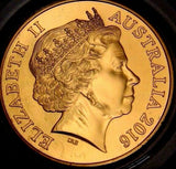 Australia 2016 50 Cent Uncirculated Gold Round Open Day
