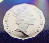 Australia 1998 50 Cent Proof Bass and Flinders