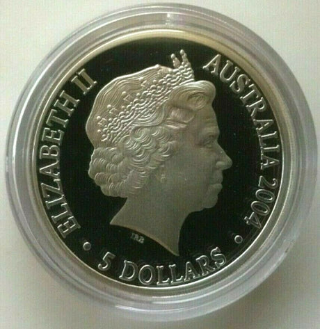 Australia 2004 $5 Bicentenary of Tasmania 36.31 Grams of Silver