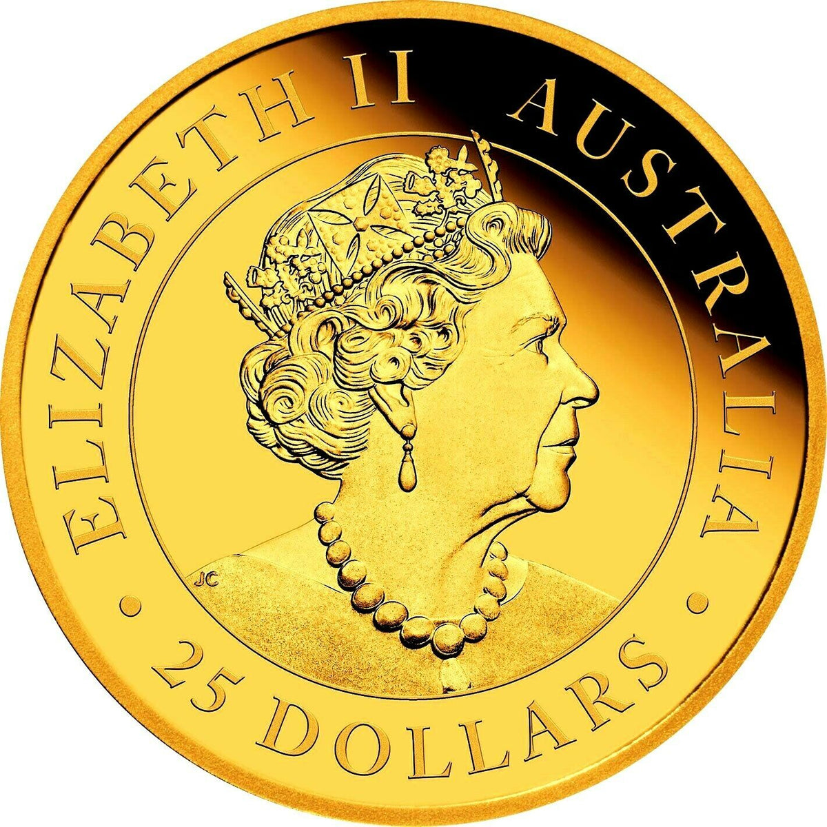 Australia 2021 $25 Proof Kangaroo 1/4oz Gold