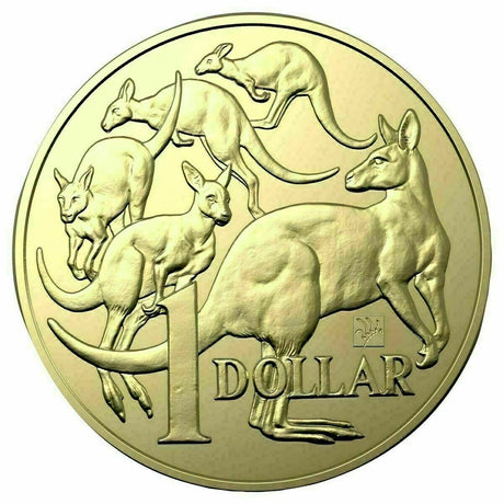 Australia 2019 $1 Uncirculated Kangaroo Paw Privy Mark ANDA Perth Expo Mob of Roos