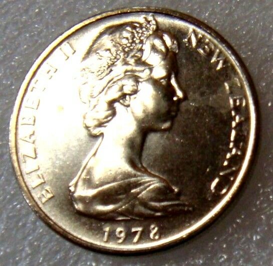 New Zealand 1978 10 Cent  Uncirculated Maori Mask