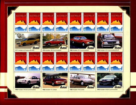 Australia 2016 Holden Heritage Stamp Folder Celebrating 160 Years- 48 Stamps