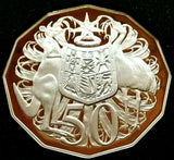 Australia 2004 50 Cent Proof Coat of Arms