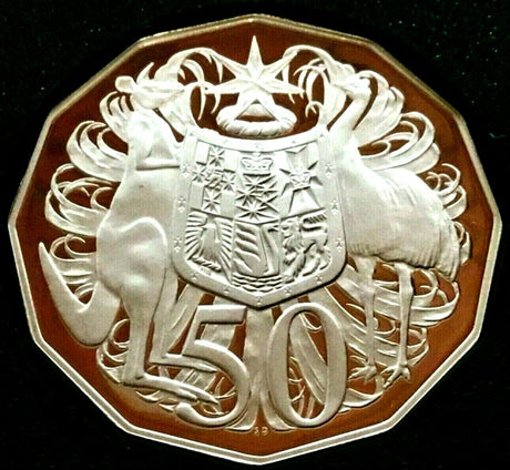 Australia 2004 50 Cent Proof Coat of Arms