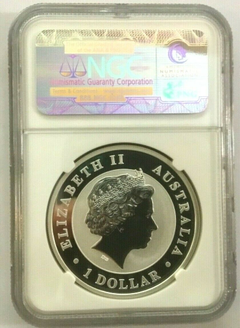 Australia 2012P $1 Koala Early Releases NGC MS70 1oz Silver Uncirculated Perth Mint