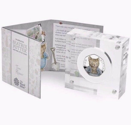 United Kingdom 2017 50p Beatrix Potter - Tom Kitten Silver Proof