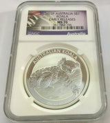 Australia 2012P $1 Koala Early Releases NGC MS70 1oz Silver Uncirculated Perth Mint