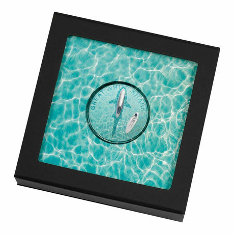 Palau 2021 $5 Great White Shark 1 Oz Silver Proof Coin