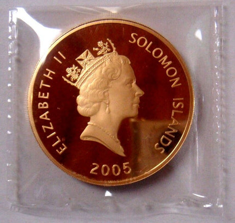 Australia 2005 $25 Concorde 1 Oz  .999 Silver 24k Gold Plated Proof