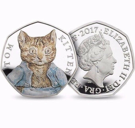 United Kingdom 2017 50p Beatrix Potter - Tom Kitten Silver Proof