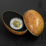 Mongolia 2021 1000 Togrog Fabergé Egg Rose Trellis 2 oz Silver Proof