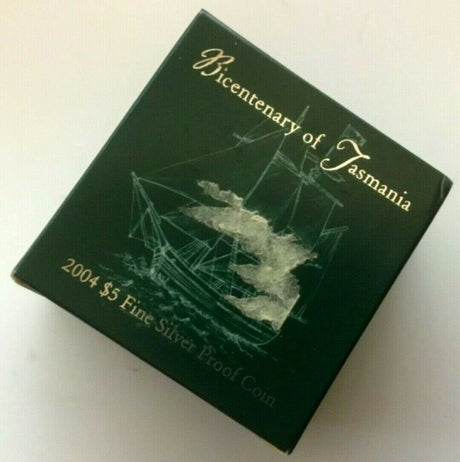 Australia 2004 $5 Bicentenary of Tasmania 36.31 Grams of Silver