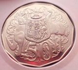 Australia 1972 50 Cent Proof Coat of Arms