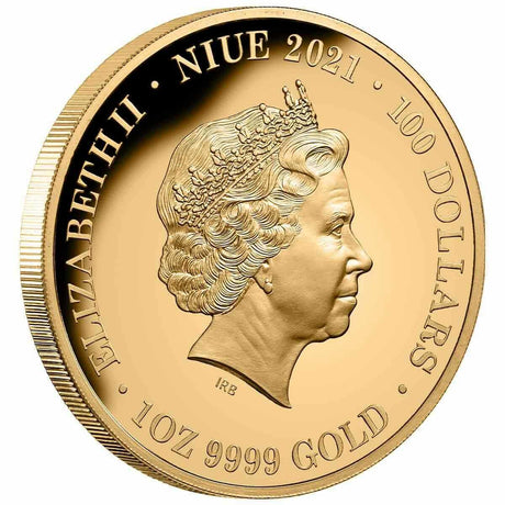 Niue 2021 $100 Diana Princess of Wales 1 Oz Gold Proof