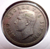 New Zealand 1950 1 Shilling EF Extra Fine