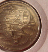Australia 1981 20 Cent 3 1/2 Claw Circulated Platypus