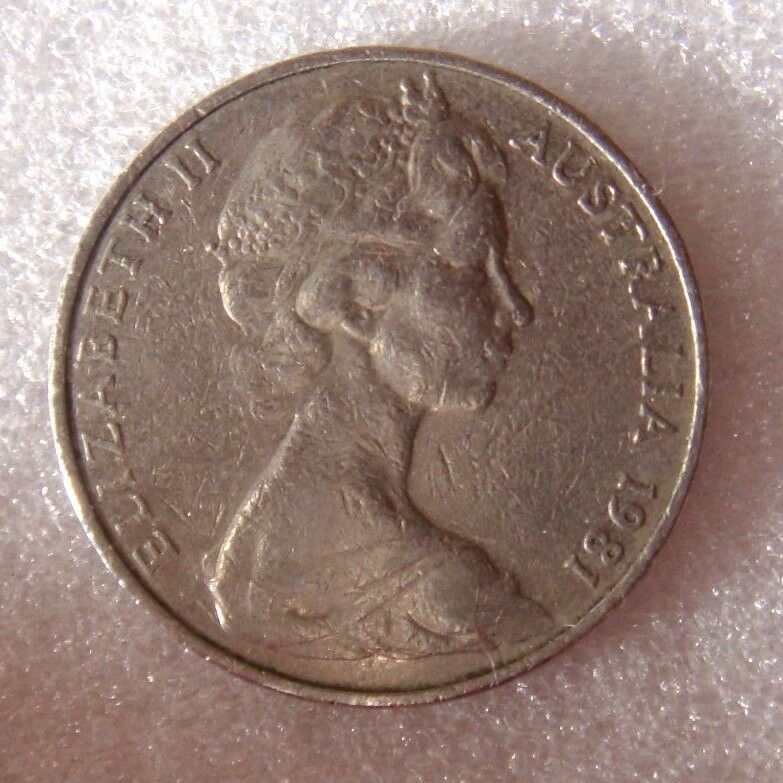Australia 1981 20 Cent 3 1/2 Claw Circulated Platypus
