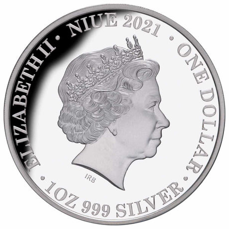 Niue Queen Elizabeth II 95th Birthday 2021 $1 1oz Silver Proof Coin Limited Mint 1000