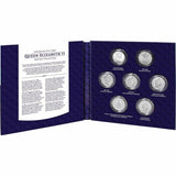 Australia 1966 – 2019 50 Cent Uncirculated Queen Elizabeth II Portrait 7-coin collection