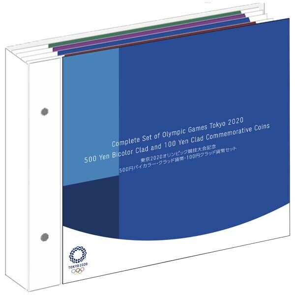 Japan Tokyo 2020 Olympic Games Commemorative 500/100 Yen Coin Complete Set