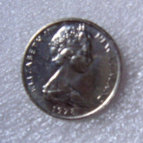 New Zealand 1978 5 Cent Uncirculated Lizard