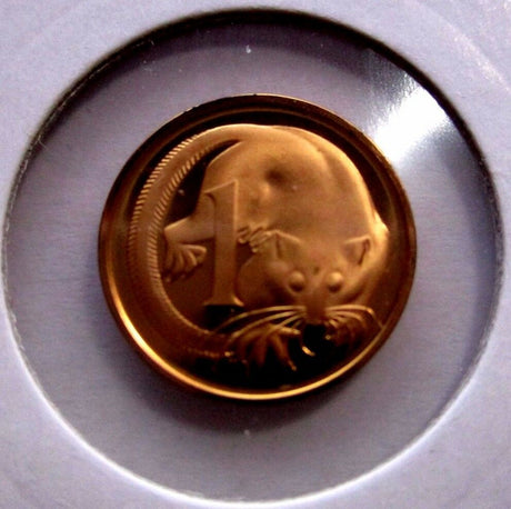 Australia 1969 1 Cent Proof Feather Tail Glider