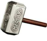 Solomon Island 2021 $10 Thor's Iconic Hammer "MJÖLNIR" 1/2 Kilo Antiqued Silver