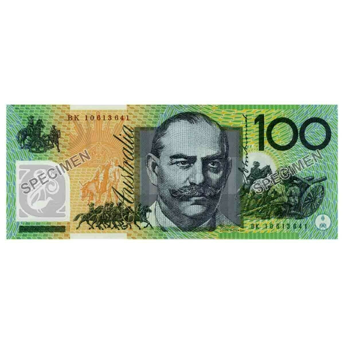 Australia 2020 $100 Two Generations RBA Folder Uncirulated Banknotes Old Note