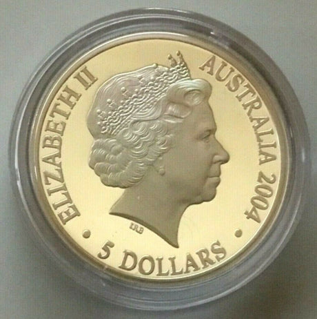 Australia 2004 $5 Bicentenary of Tasmania 36.31 Grams of Silver