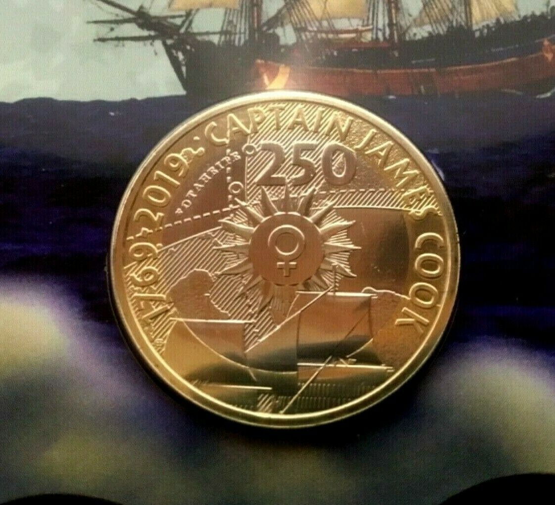 United Kingdom 2019 £2 Voyage of Discovery 250th Anniversary BU Sealed Coin Pack
