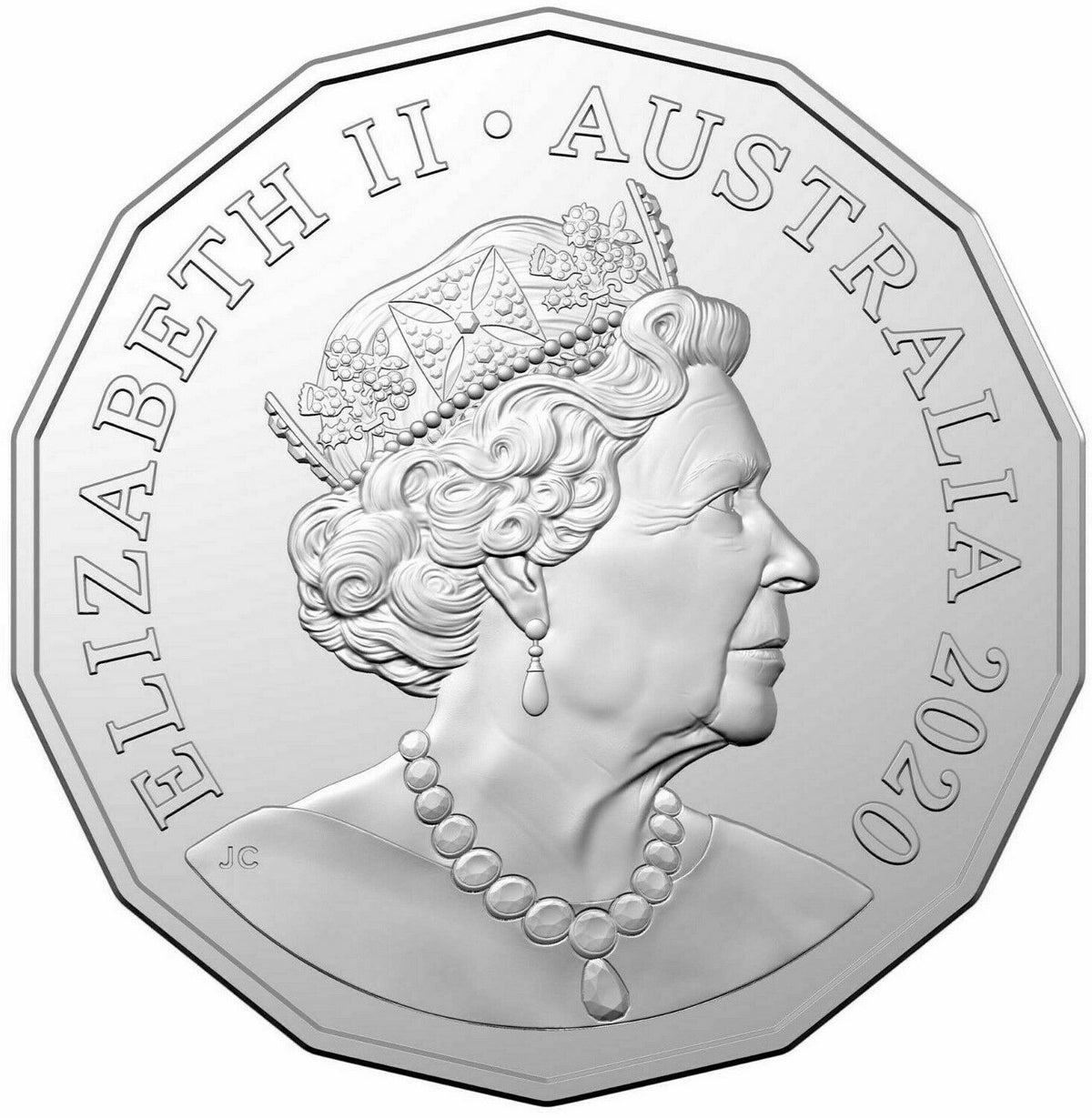 Australia 2020 50 Cent Lunar Year of the Rat Tetra-decagon 12 sided