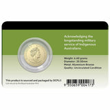 Australia 2021 $2 ANZAC Indigenous Military Service  Al-Br Coin Pack Coloured Uncirculated