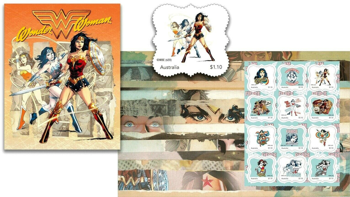 Australia 2020 Wonder Woman Stamp Pack