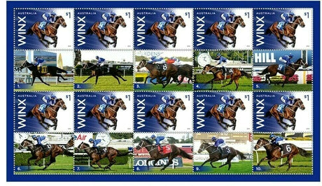 Australia 2018 Official Winx Special 26 Consecutive Wins Stamp Pack