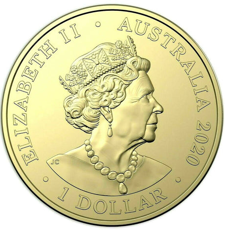 Australia 2020 $1 Uncirculated Lunar Year of the Rat 2 Coin Set