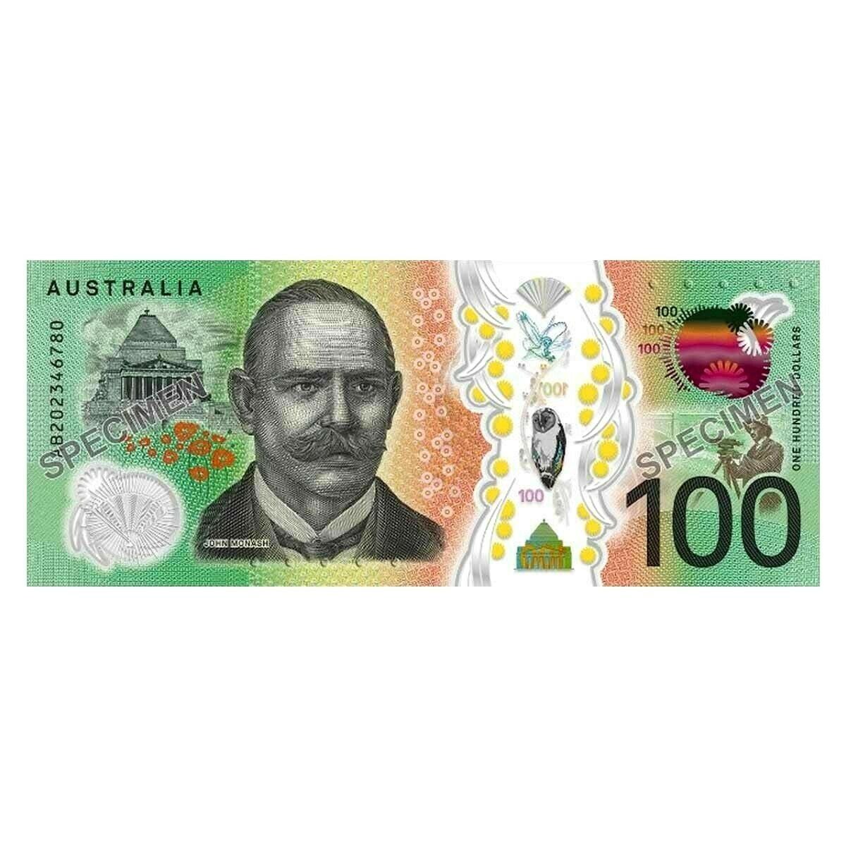 Australia 2020 $100 Uncirculated Next Generation RBA Banknote